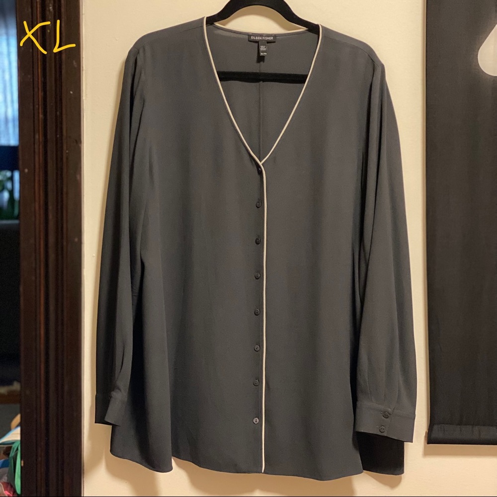 Eileen Fisher silk blouse